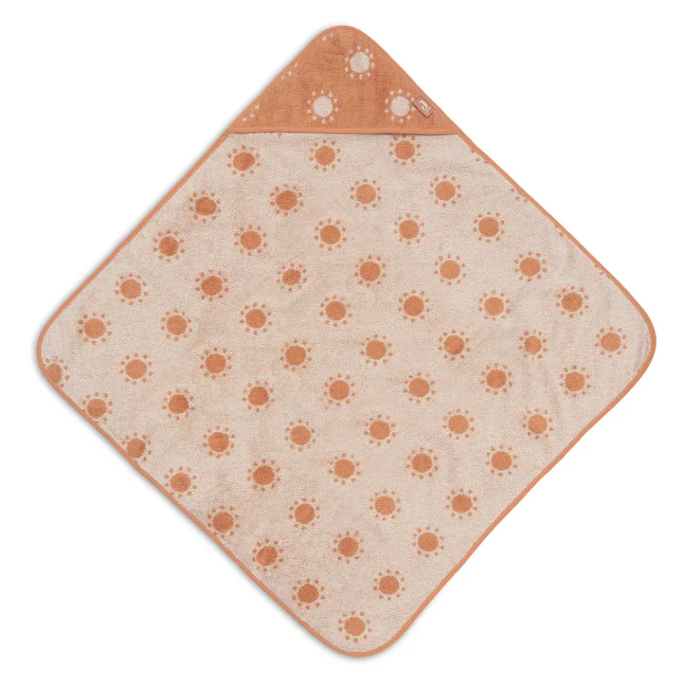 Jollein baba fürdőköpeny Jacquard Light Terra Jacquard