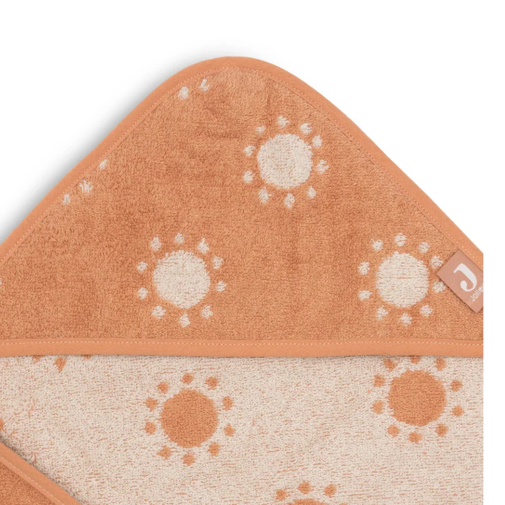 Jollein baba fürdőköpeny Jacquard Light Terra Jacquard