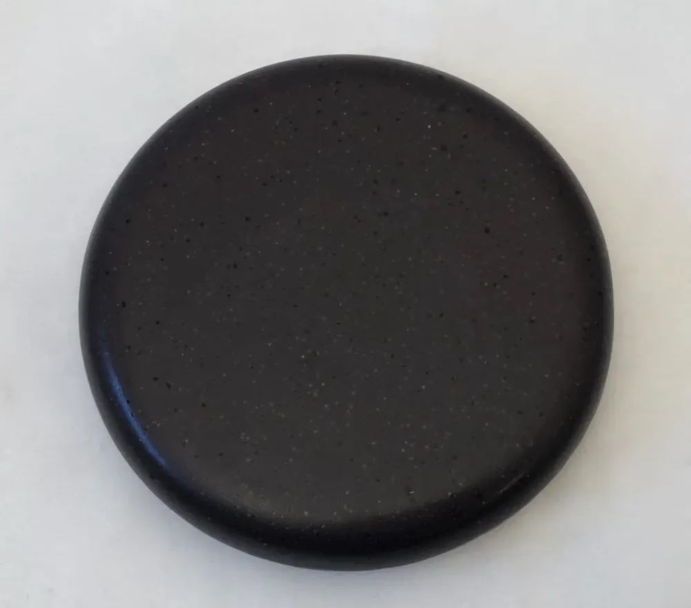 Tisztító csempe grafit szürke, gipszfedél csempézett kályhához, körülbelül 15 cm