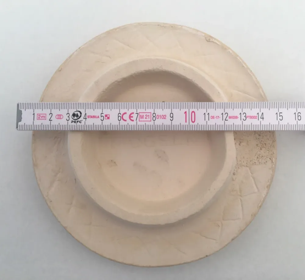 Tisztító csempe homok, gipszfedél csempézett tűzhelyhez, körülbelül 15 cm
