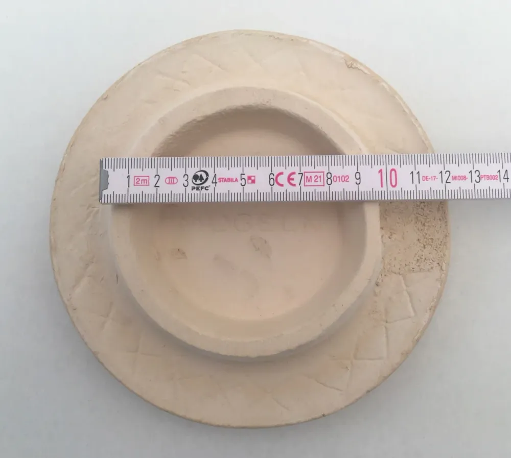 Tisztító csempe homok, gipszfedél csempézett tűzhelyhez, körülbelül 15 cm
