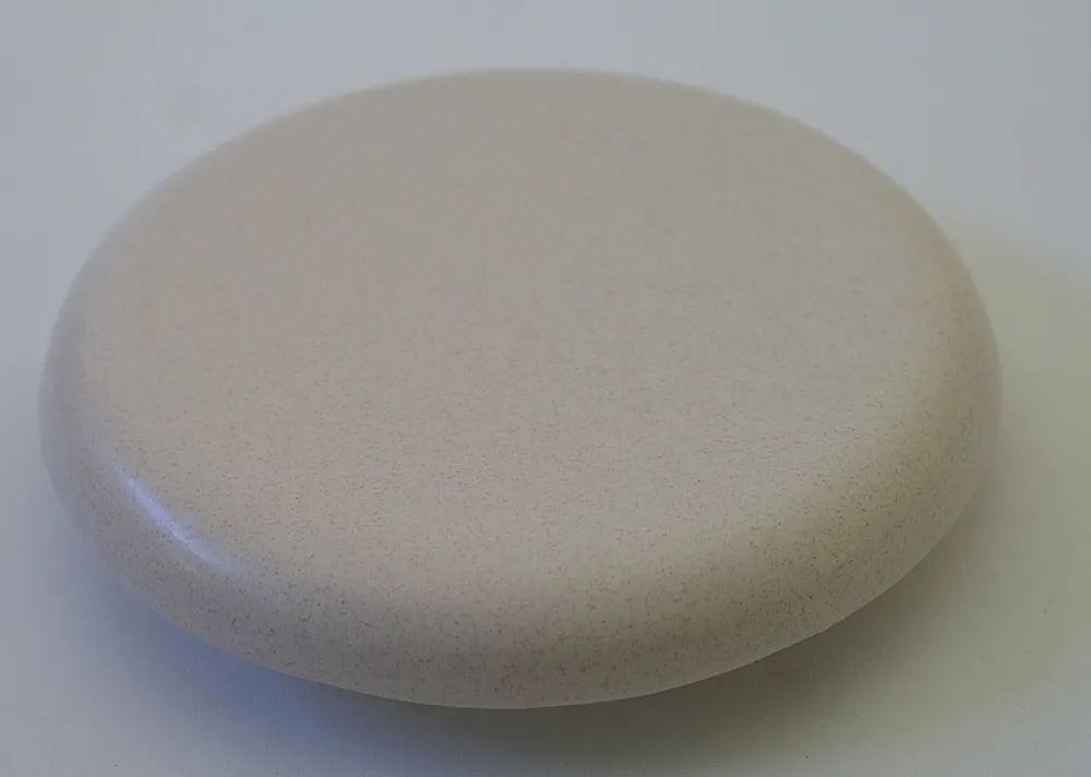 Tisztító csempe vanília sárga gipsz fedelet csempézett kályhához 15 cm körül