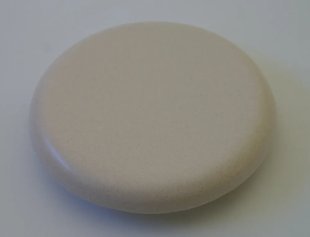Tisztító csempe vanília sárga gipsz fedelet csempézett kályhához 15 cm körül