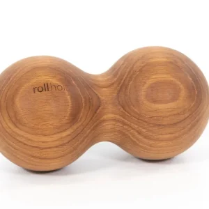 Dupla masszázs golyó - tölgyfa, 10 cm | rollholz