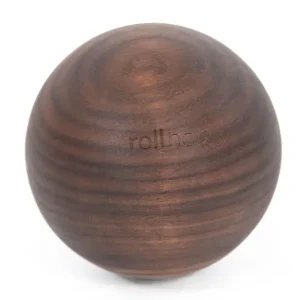 Masszázs golyó - diófa, 10 cm | rollholz