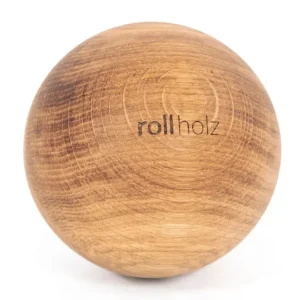 Masszázs golyó - tölgyfa, 10 cm | rollholz