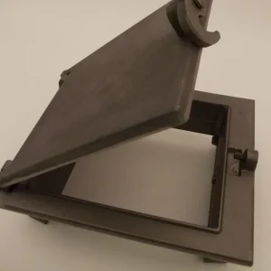Kachelofent ajtó 22x27cm puccsgal