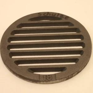 Kerek rács 18 cm Ascher East öntött rozsda rozsda rozsda