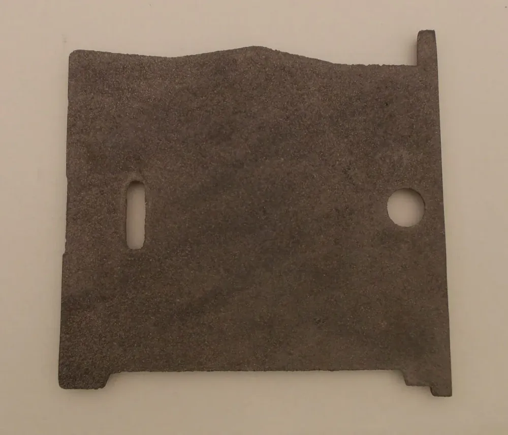 Stehrost 18,5x19cm, belső ajtó Ortrand Kachelofen számára
