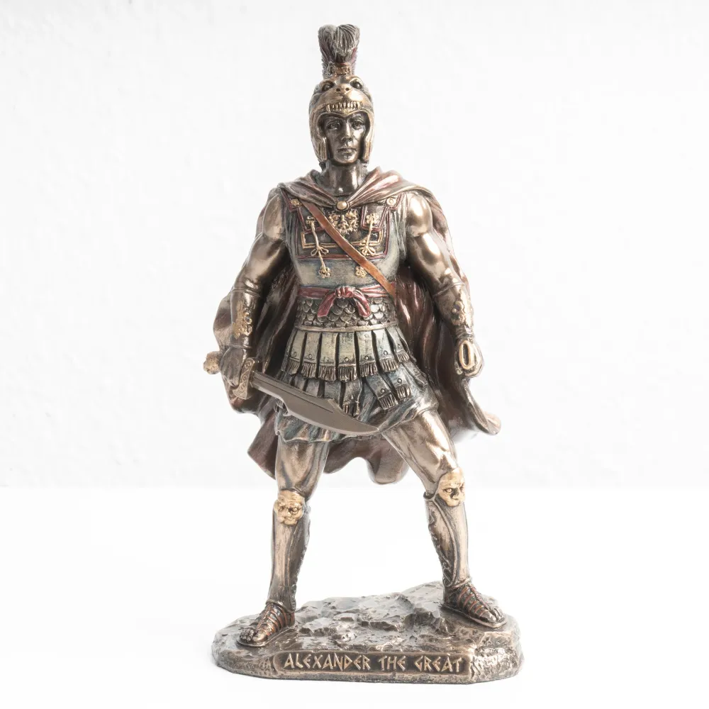 Nagy Sándor szobor – Veretlen hadvezér (Hidegen öntött bronz szobor)