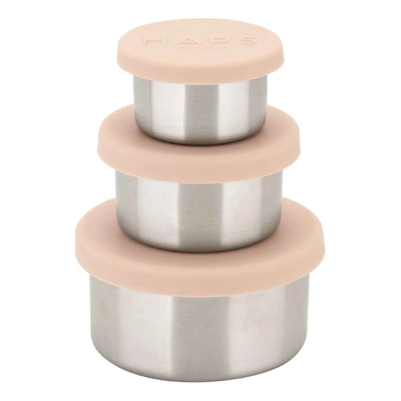 HAPS Nordic Acél Trio Madbeholdere - Blush