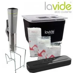 Sous Vide PRMIE Csomag – Lavide sous vide rúd + Compact Vákuumozó + 12L Medence és huzat + vákuumfóliák