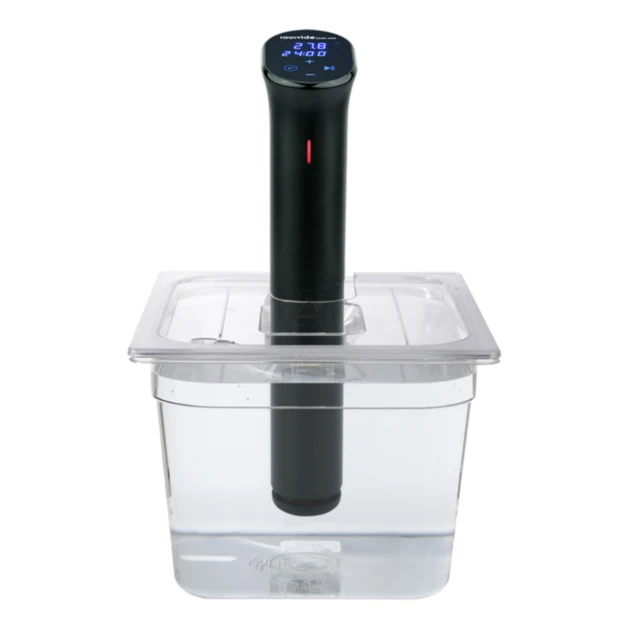 Sous Vide Szett – iVide 2.0 sous vide rúd + 12 literes medence fedővel