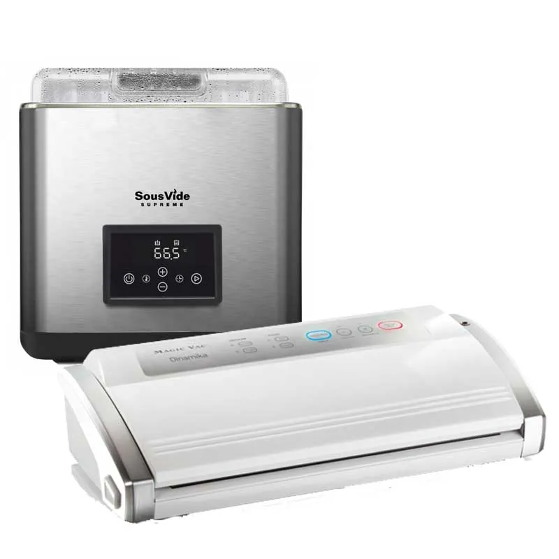 Sous Vide Szett – Supreme Touch 11L + Dinamika Vákuumgép + Vákuumfólia