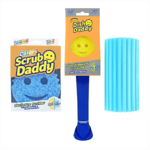 Fénylő Tisztaság Szett | Scrub Daddy | Kék