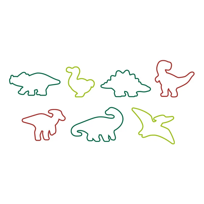 DELÍCIA KIDS sütikiszúrók - Dinoszauruszok (7 db)