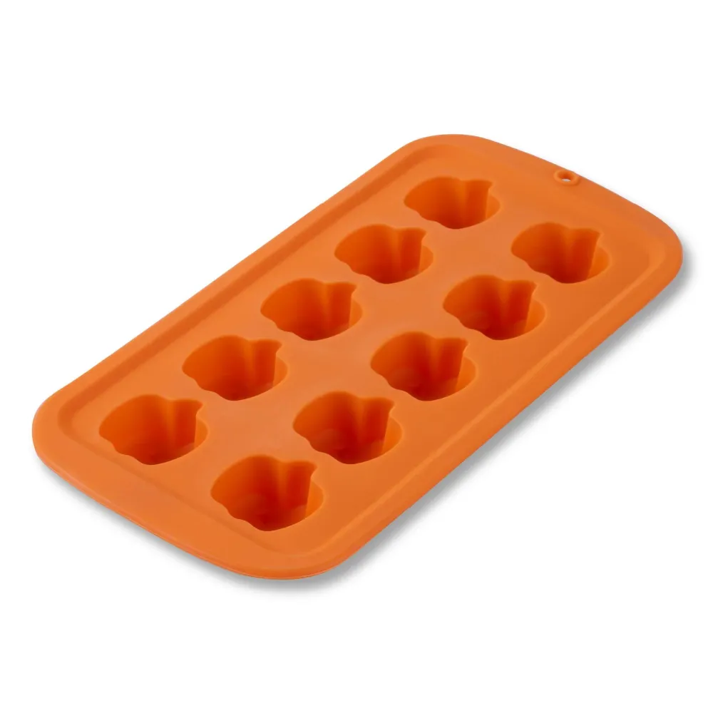 ZENKER Praliné és jégkockakészítő forma szilikon mini tökfej formákkal Happy Halloween