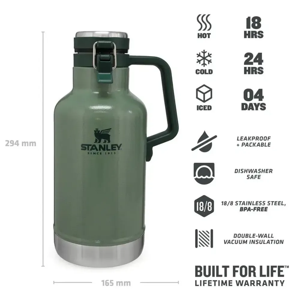 Thermos Growler Hammertone zöld 1,9L