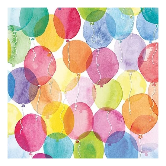 Aquarell Balloons papírszalvéta