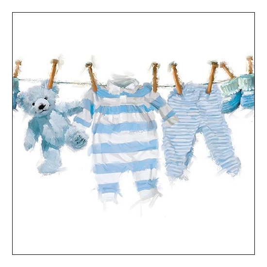 Baby Boy Clothes papírszalvéta 33x33 cm
