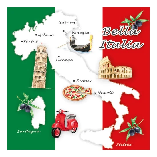 Bella Italia papírszalvéta