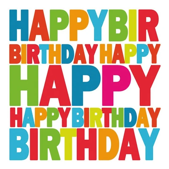 Birthday papírszalvéta