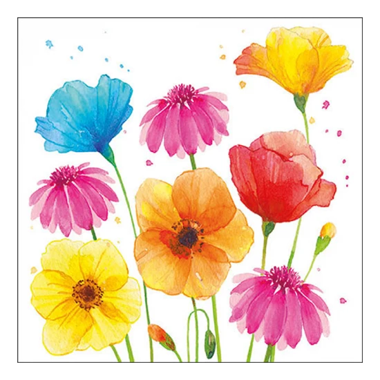 Colorful summer papírszalvéta 33x33 cm 20 db-os