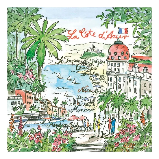 Cote d' Azur papírszalvéta