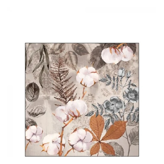 Cotton őszi mintás papírszalvéta 25x25 cm