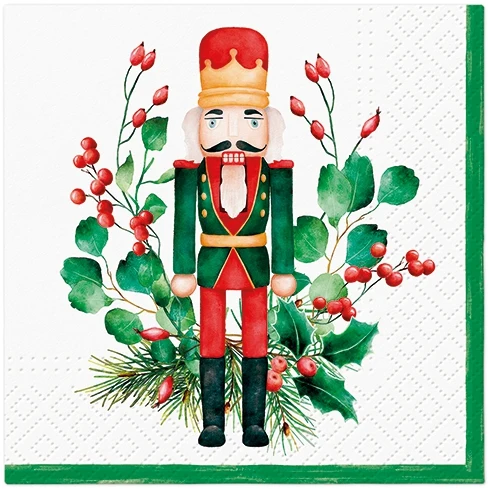 Diótörő karácsonyi szalvéta Composition Nutcracker 25x25 cm