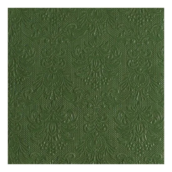 Elegance dark green papírszalvéta
