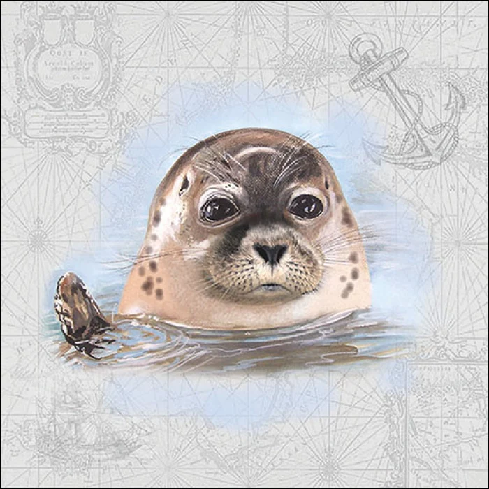Fóka Papírszalvéta 33x33 cm 20 db-os Seal