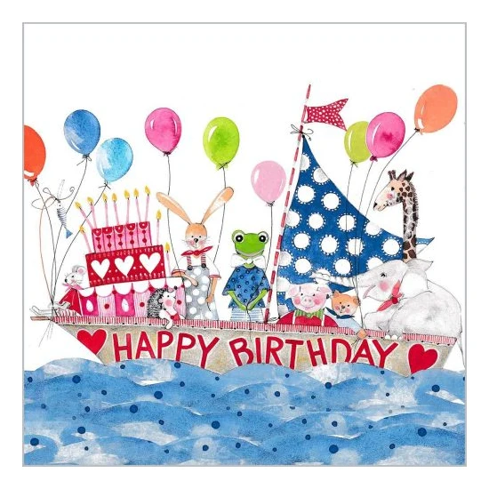 Happy birthday gyerekszalvéta Papírszalvéta 33x33 cm