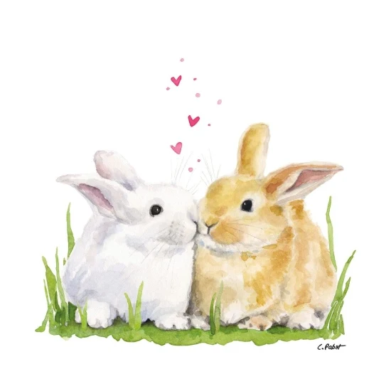 Húsvéti szalvéta 33x33 cm 20 db Easter kiss