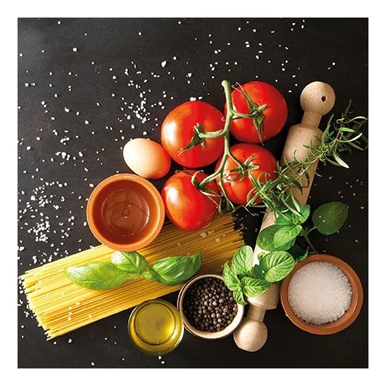 Italian Food papírszalvéta 33x33 cm