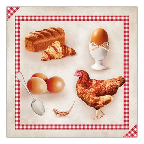 Papírszalvéta 33x33 cm 20 db-os Breakfast