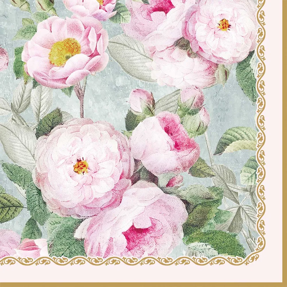 Rózsás vintage papírszalvéta Roses Bloom