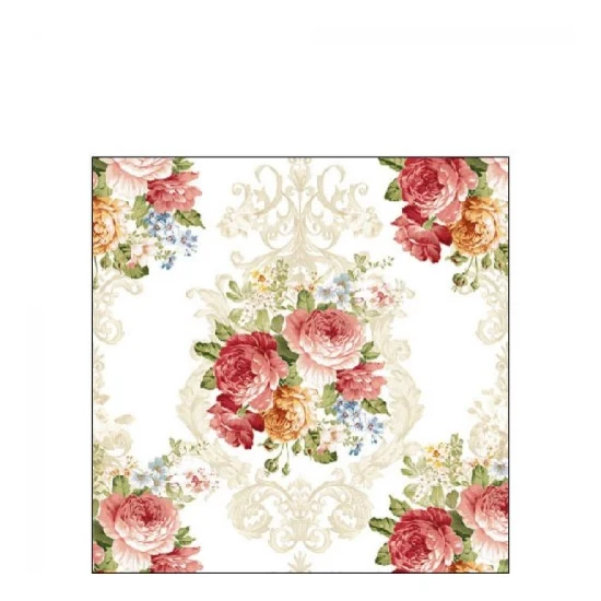Sara Cream papírszalvéta 25x25 cm 20 db-os