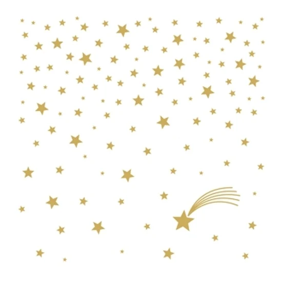 Shooting Star White Gold papírszalvéta 33x33cm 20db-os
