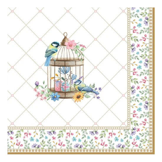 Spring Bloom húsvéti papírszalvéta 33x33 cm 20db-os Spring Bloom
