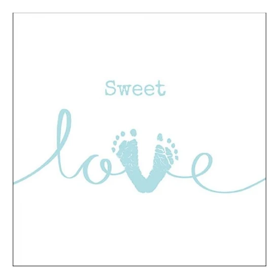 Sweet Love Boy papírszalvéta 33x33 cm 20 db-os