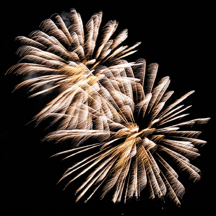 Szilveszteri szalvéta Golden Firework 33x33 cm