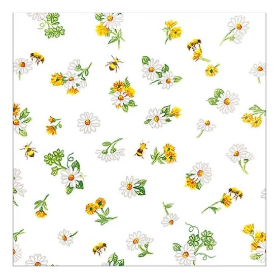 Százszorszépes papírszalvéta Daisy all Over 33x33cm