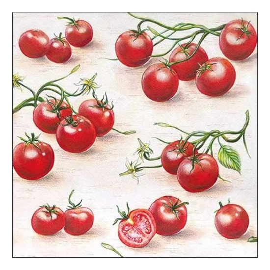 Tomatoes papírszalvéta 33x33 cm 20 db-os