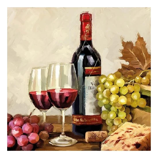 Wine & Grapes papírszalvéta