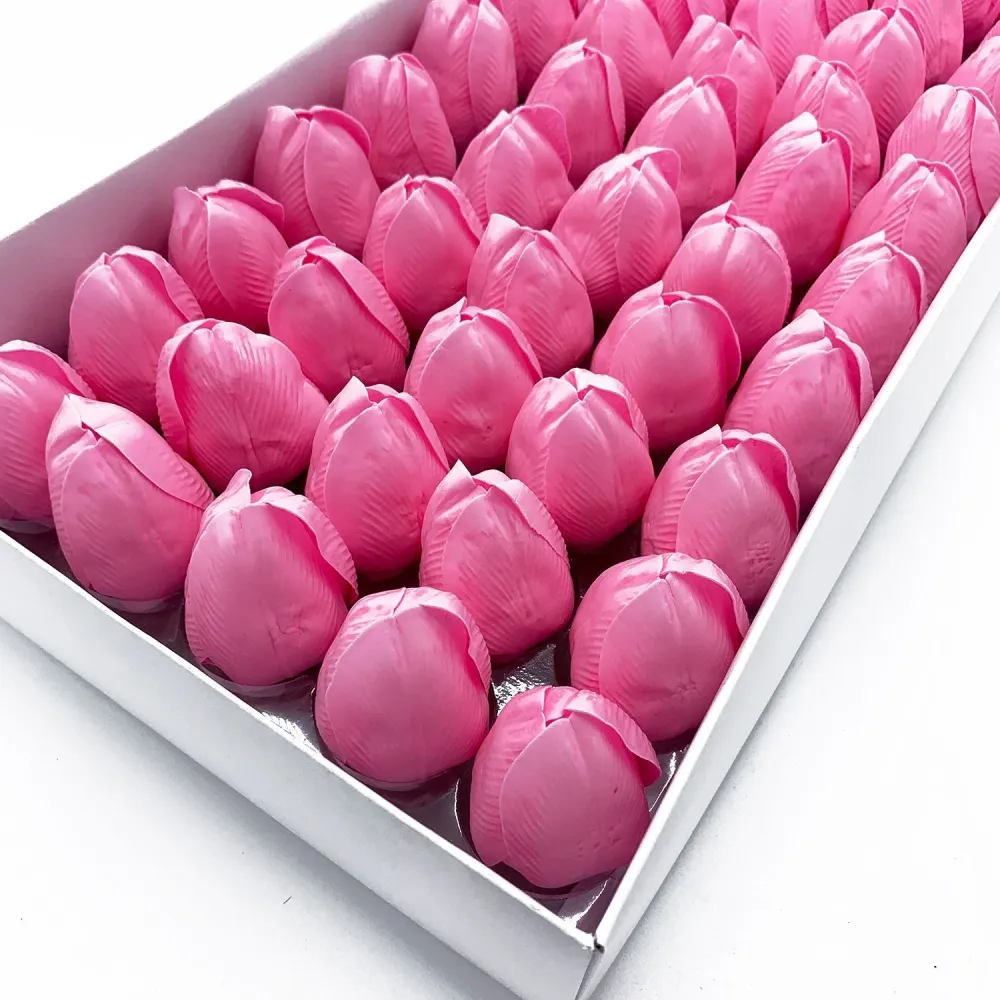 Szappan Tulipán Virágok Közepes Rózsaszín 10 Darab