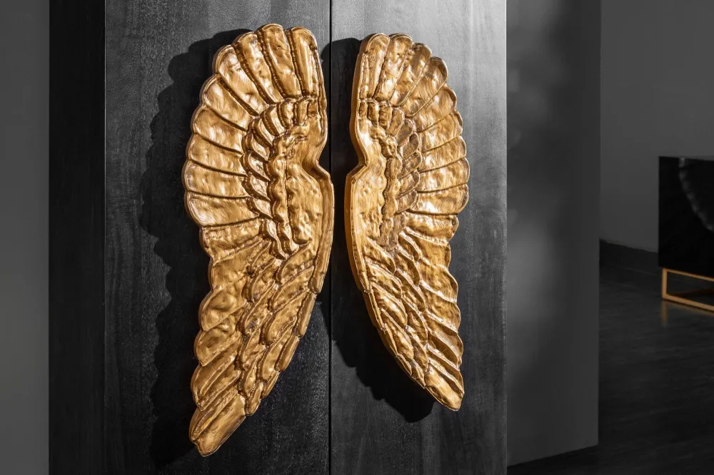ANGEL fekete mangófa tárolószekrény