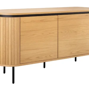 ATELIER barna tölgyfa furnér komód 120 cm