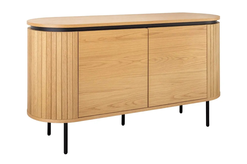 ATELIER barna tölgyfa furnér komód 120 cm