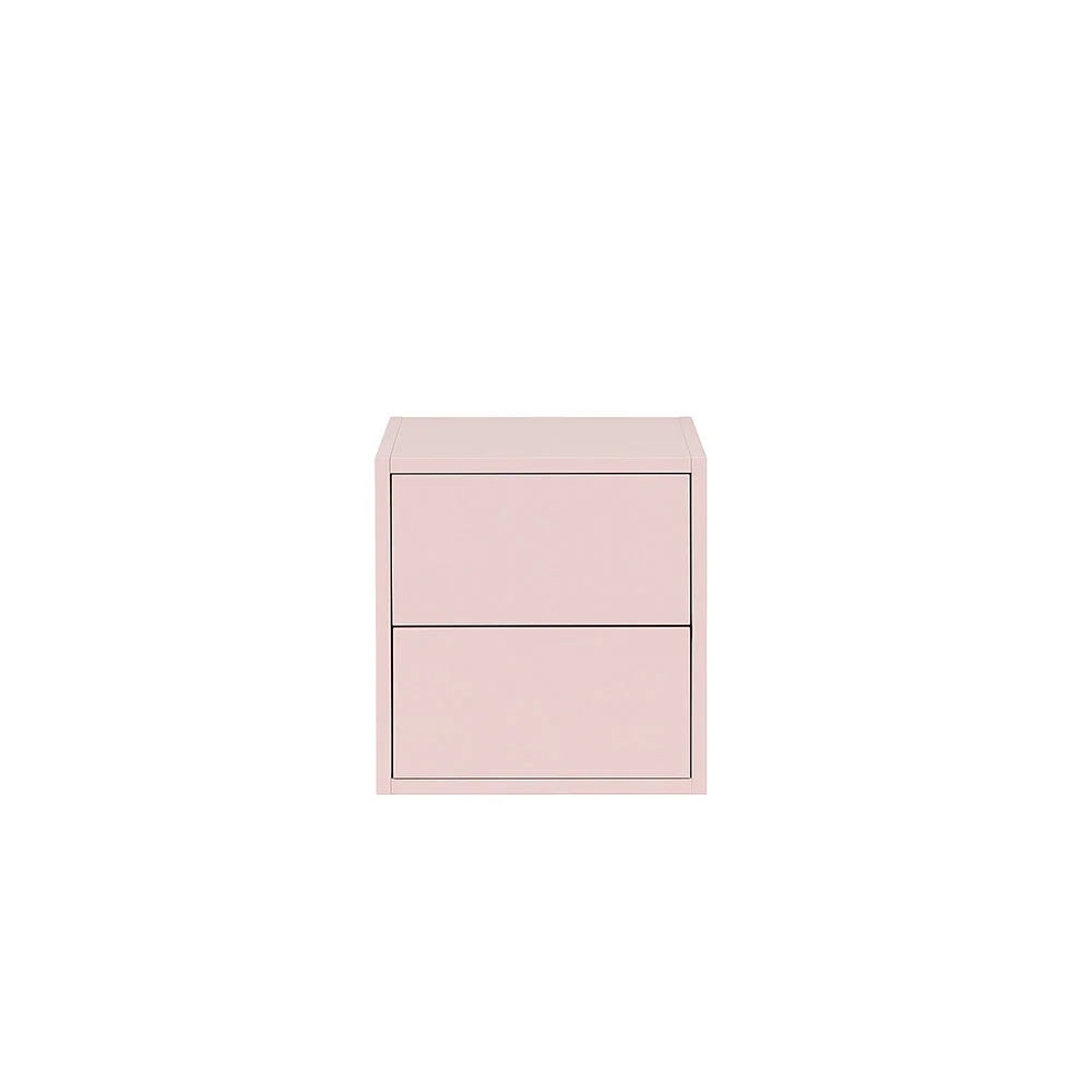 Boxie 2 fiókos fali szekrény 40x40x37 cm pink